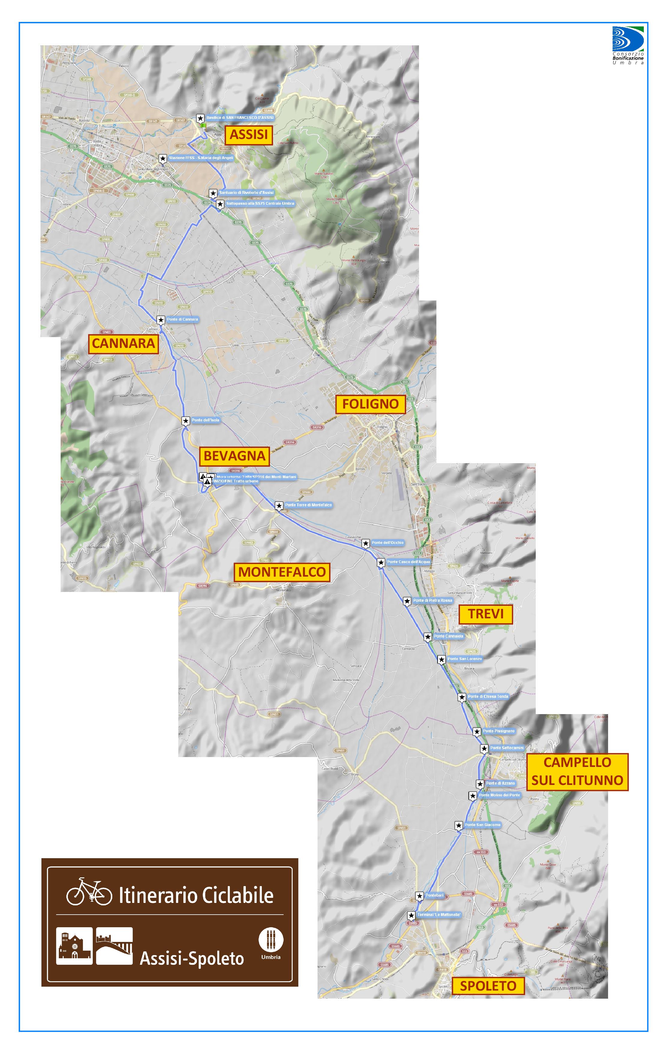 Itinerario ciclabile