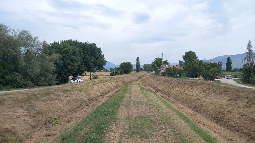  - sfalcio confluenza torrenti Ruicciano-Cocugno loc. Capanne Montefalco