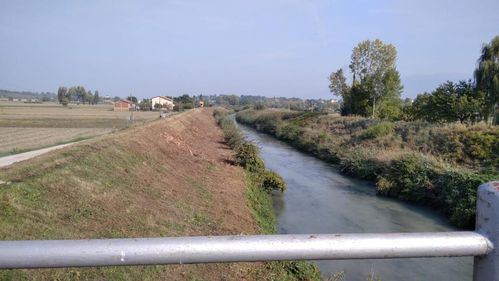  - sfalcio Fiume Timia a valle ponte delle Tavole Bevagna