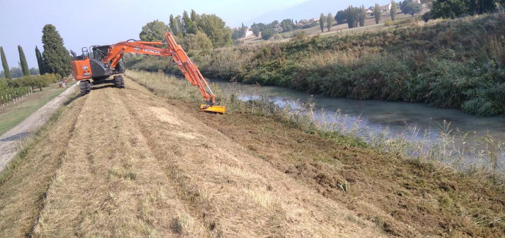  - sfalcio Fiume Timia argine sx adiacente via Le Case Bevagna