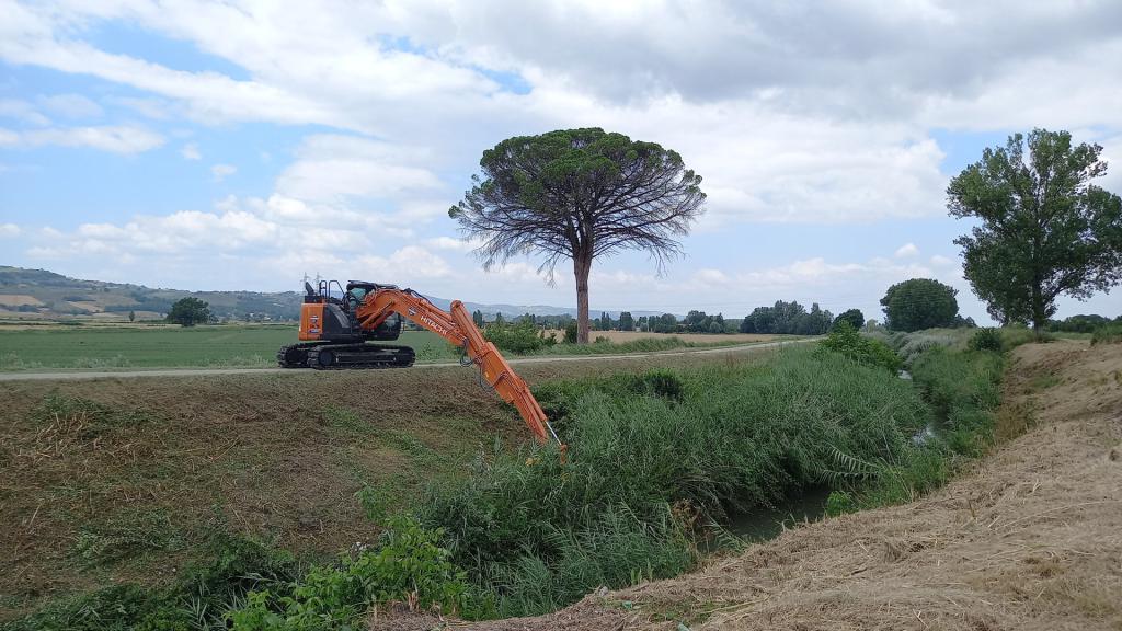  - sfalcio Torrente Tatarena, tratto adiacente Pista Ciclabile Spoleto-Assisi a monte ponte dell'Occhio