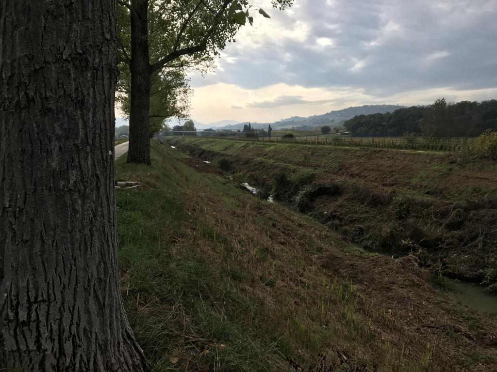  - Ultimazione lavori. Fiume Teverone tratto da  ponte Ruscitolo a Sportone Maderno.